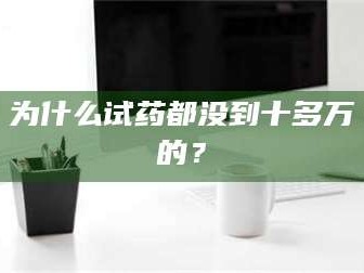 文山为什么试药都没到十多万的？